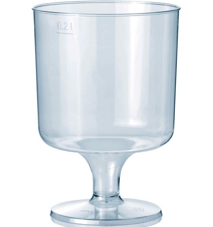 Plastic Stemmed Glass 200ml 1P (400 Units)