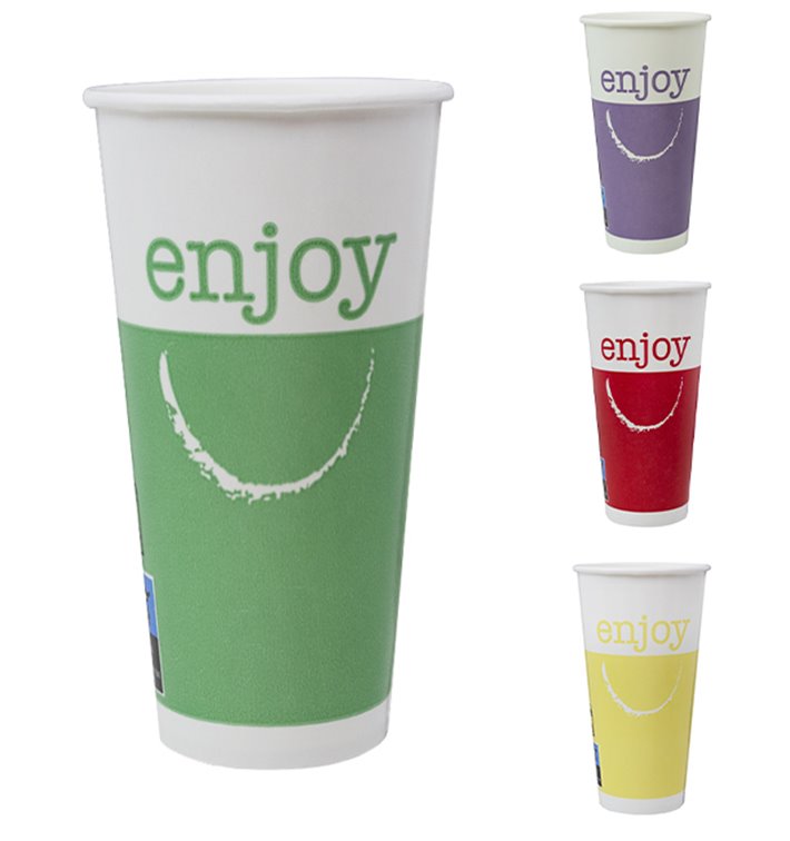 Paper Cup "Enjoy" 32 Oz/1000 ml Ø11,2cm (500 Units)