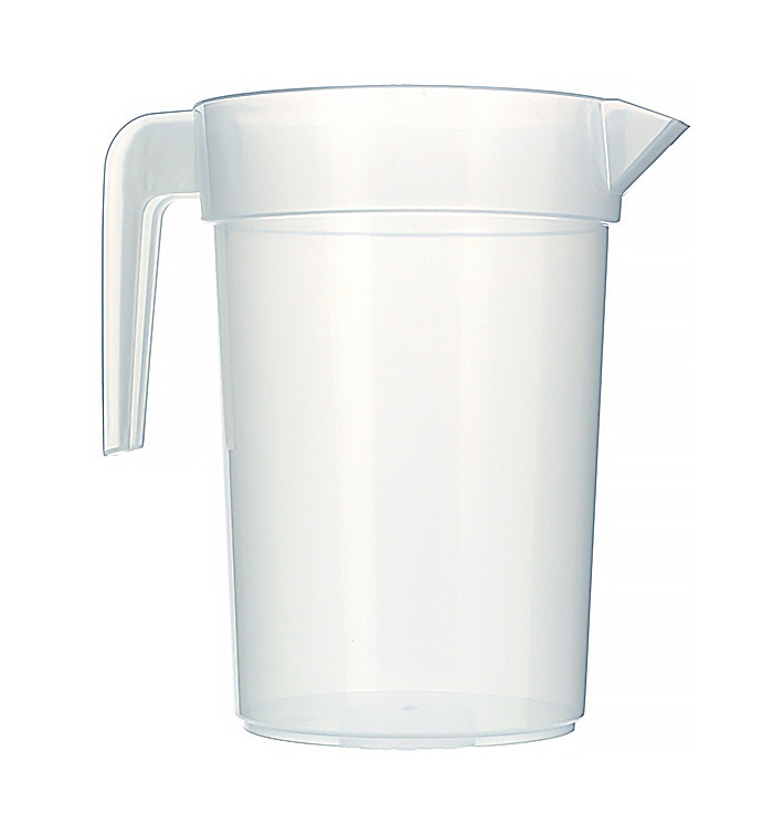 Plastic Jar PP Injection Moulding Translucent 1.000 ml (120 Units)