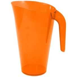 Plastic Jar PS Reusable Orange 1.500 ml  (1 Unit)
