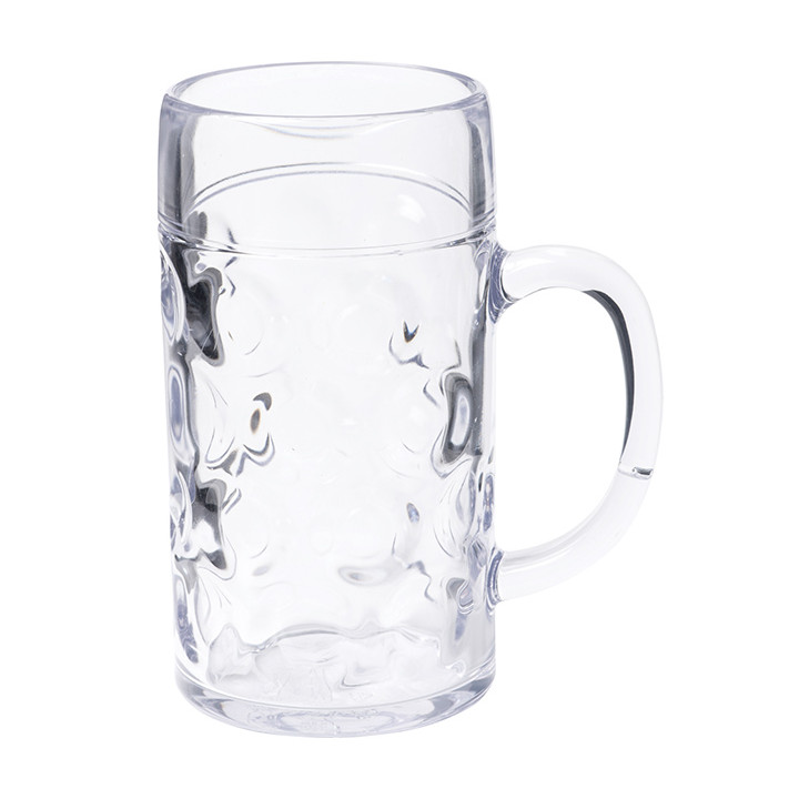 Plastic Tankard Reusable SAN Ø77mm 500ml (1 Unit)