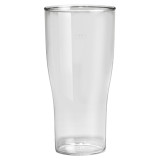 Plastic Pint Glass SAN Reusable Clear 400ml (5 Units) 