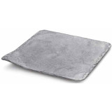 Plastic Tasting Plate Synthetic Slate PS 20x20cm (10 Units) 