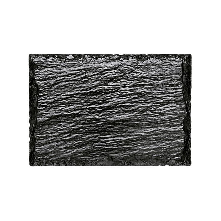 Plastic Tasting Platter Synthetic Slate PS 13x9cm (20 Units) 