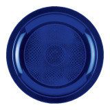 Plastic Plate Flat Blue "Round" PP Ø18,5 cm (50 Units) 