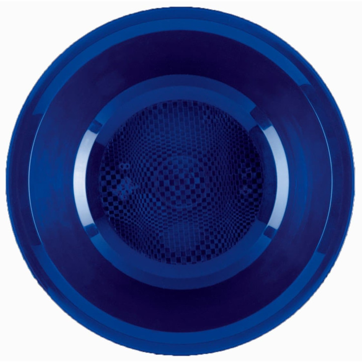 Plastic Plate Deep Blue "Round" PP Ø19,5 cm (600 Units)