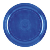 Plastic Plate Mediterranean Blue "Round" PP Ø29 cm (25 Units) 