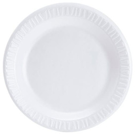 Foam Plate "Concorde" White 15 cm (125 Units)  