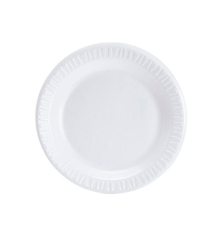 Foam Plate "Concorde" White 15 cm (1.000 Units)