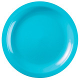 Plastic Plate Flat Turquoise Round shape PP Ø22 cm (50 Units) 