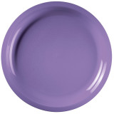 Plastic Plate Lilac "Round" PP Ø29 cm (25 Units) 