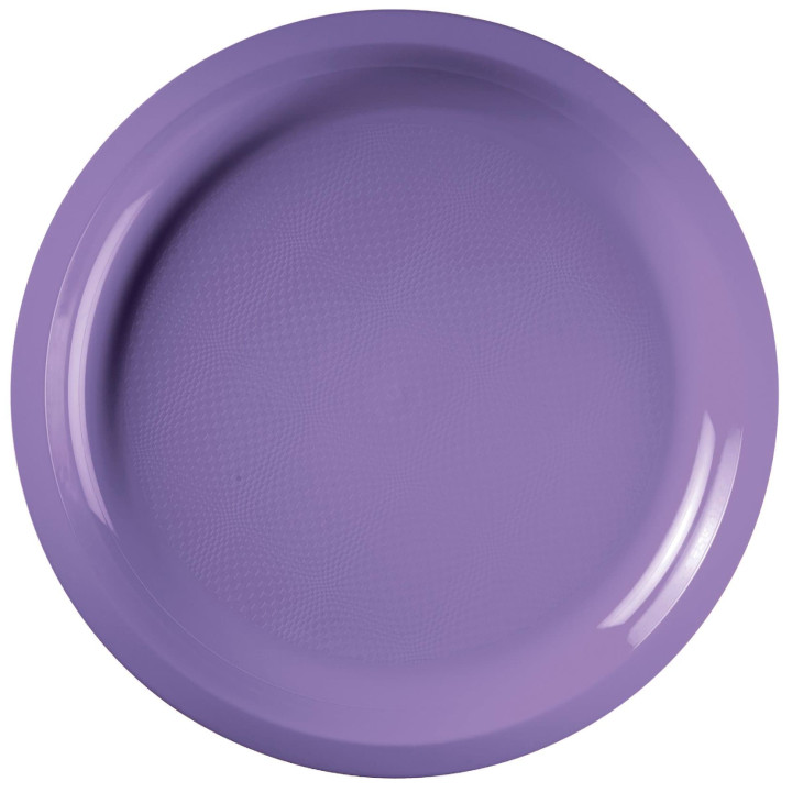 Plastic Plate Lilac "Round" PP Ø29 cm (300 Units)