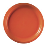 Plastic Plate Orange "Round" PP Ø29 cm (25 Units) 