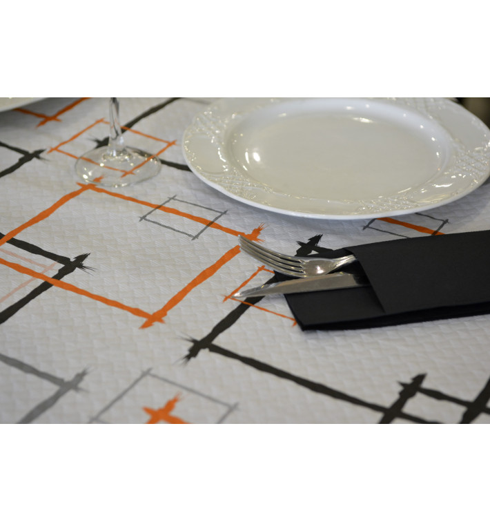 Pre-Cut Paper Tablecloth "m (400 Units) arcos Nena" 37g 1x1m (400 Units)  