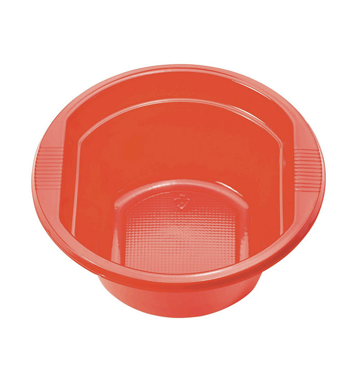Plastic Bowl PS Red 250 ml Ø12cm (30 Units) 