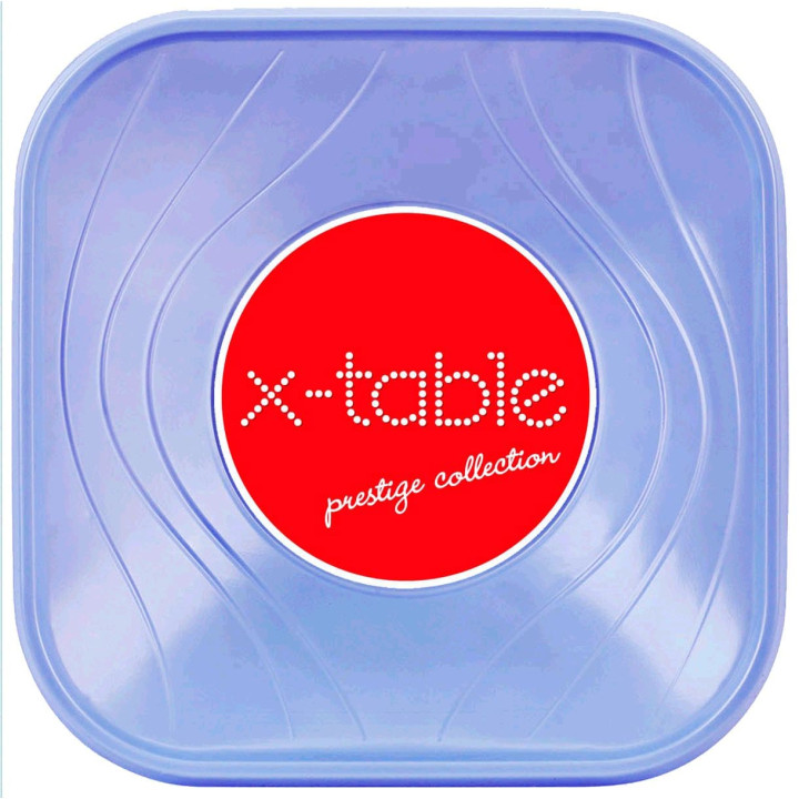 Plastic Bowl PP Square shape "X-Table" Violet 18x18cm (8 Units) 