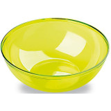 Plastic Bowl PS Crystal Hard Green 3500ml Ø27cm (1 Unit) 