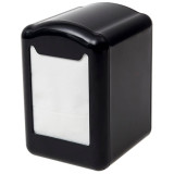Napkin Plastic Dispenser "Miniservis" Black 17x17cm  (1 Unit)