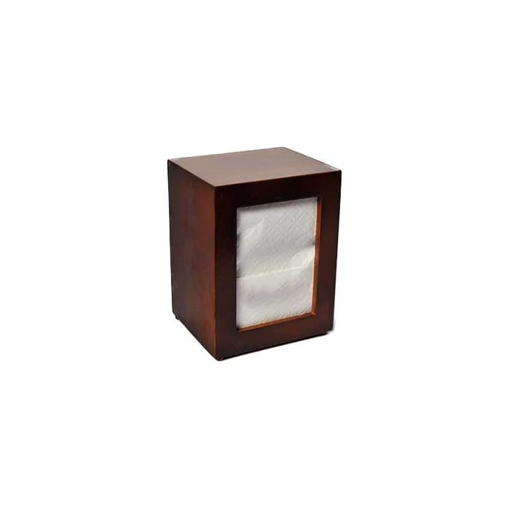 Napkin Wooden Dispenser 17x17cm (10 Units)