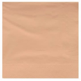 Brown "Cowboy" Double Point Paper Napkin 40x40cm (50 Units)