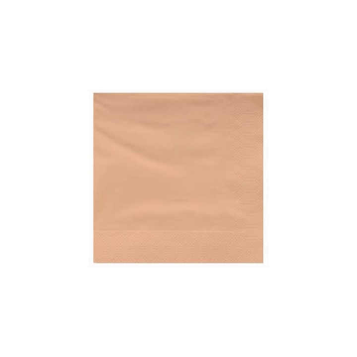 Paper Napkin Edging Cream 40x40cm (50 Units) 