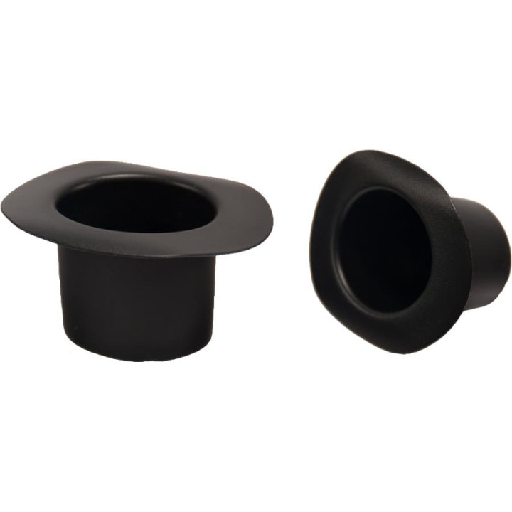 Plastic Tasting Bowl Hat Design PP "Hot Form" Black 60ml (144 Units)