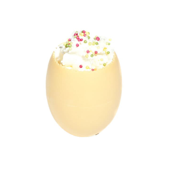 Tasting Mini Bowl Egg Design PP Ivory 60ml (20 Units)