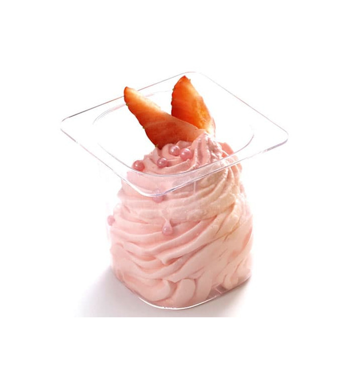 Plastic Serving Yogurt Cup "Ya'ourt" PS Clear 130ml (200 Units)