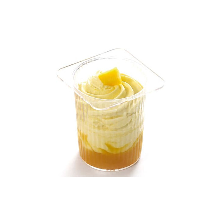 Plastic Serving Yogurt Cup "P'ti suisse" PS Clear 60ml (400Units)