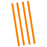 Plastic Straw for Frappé PS Straight Wrapped Ø0,8cm 22cm (500 Units)