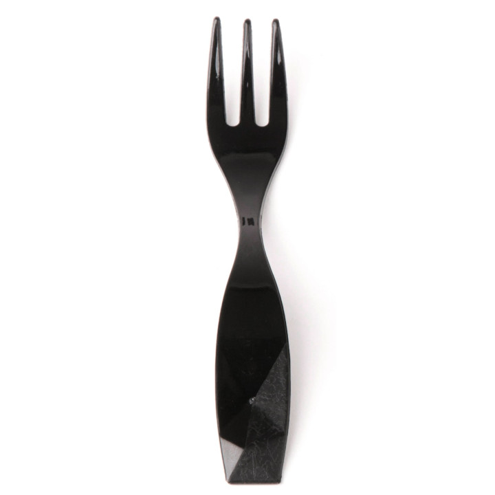 Tasting Mini Fork "Charme" Black 10cm (600 Units)  