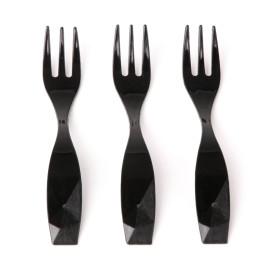 Tasting Mini Fork "Charme" Black 10cm (2400 Units)