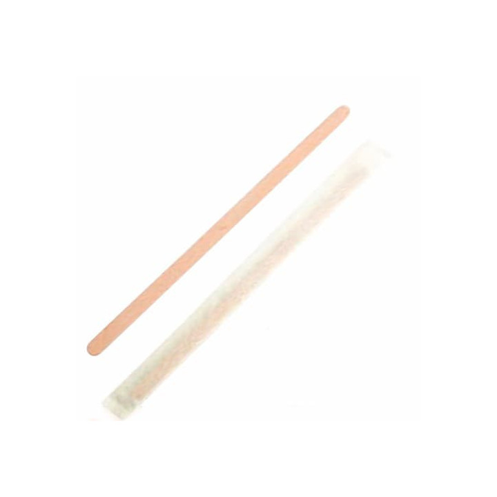 Wooden Coffee Stirrer Wrapped 11,4cm 