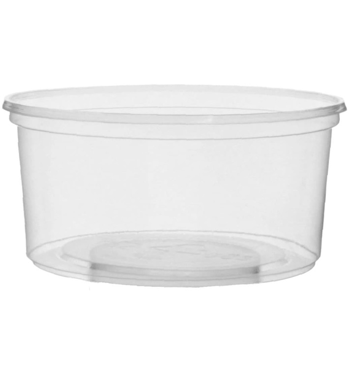 Plastic Deli Container PP Clear 250ml Ø10,5cm (100 Units)