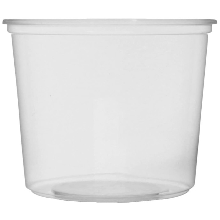Plastic Deli Container Clear PP 400ml Ø10,5cm (100 Units) 