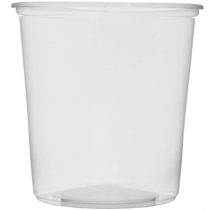 Plastic Deli Container Clear PP 500ml Ø10,5cm (1.000 Units)