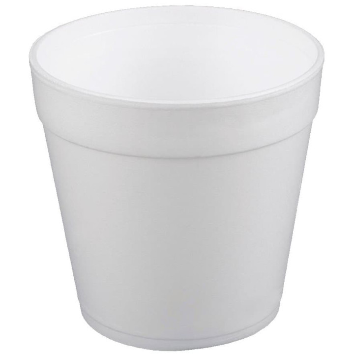 Foam Container White 32Oz/950ml Ø12,7cm (25 Units) 