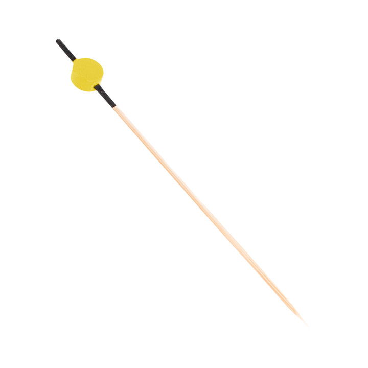 Bamboo Food Pick "Japan" Design Black and Yellow 12cm (5000 Units)