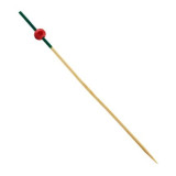 Bamboo Food Pick "Portugal" Design Green and Red 12cm (200 Units)  