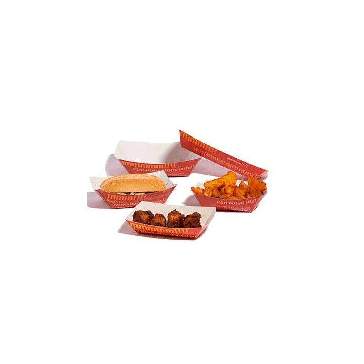 Paper Food Boat Tray 250ml 9,6x6,5x4,2cm (1000 Units)