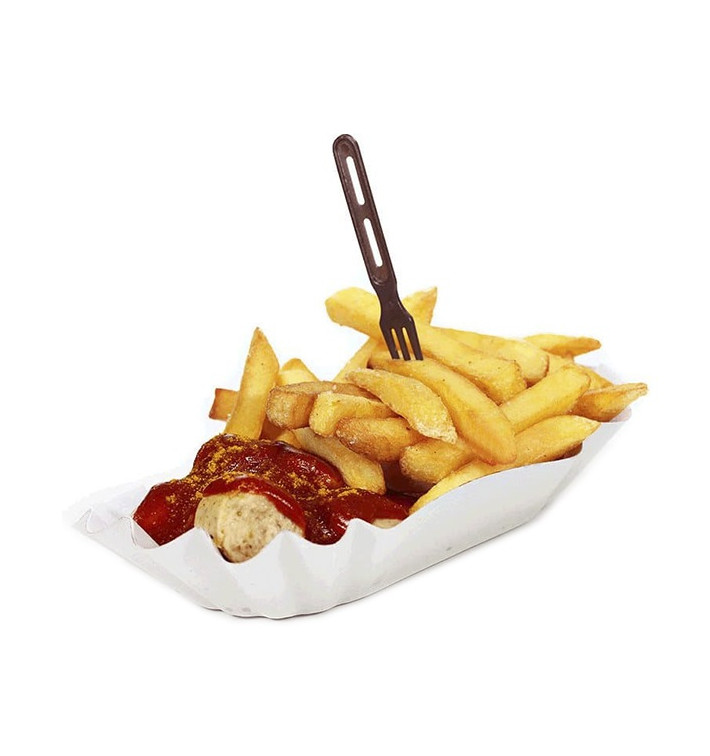 Paper Food Boat Tray Oval shape 23x13,5x4cm (250 Units)  