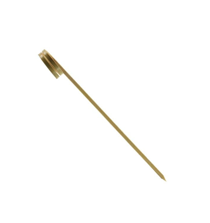 Bamboo Food Pick with Ripple Handle Design 15cm (200 Units)  