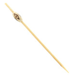 Bamboo Food Pick Ethnic Design 12cm (200 Units)  