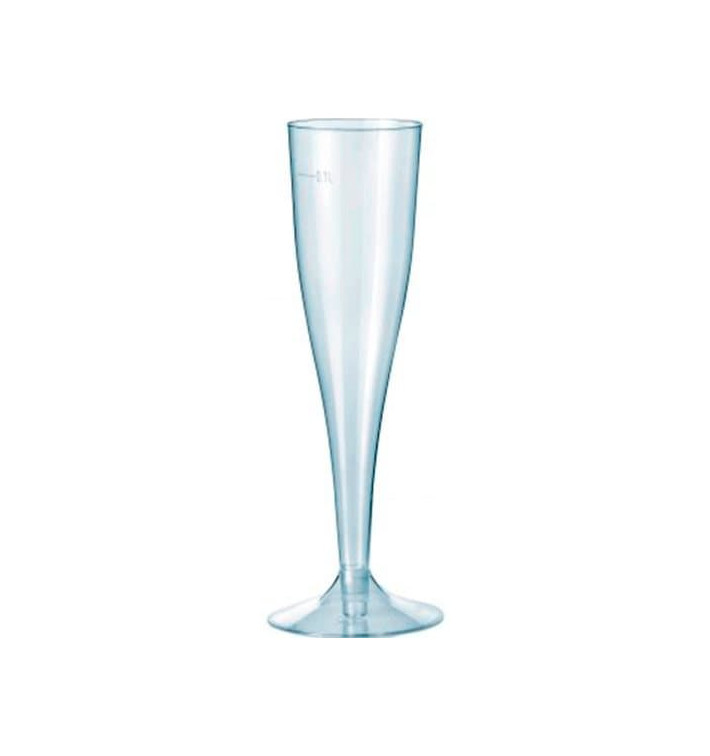 Plastic Flute Sparkling Wine 115ml 1P "Premium" (10 Units)