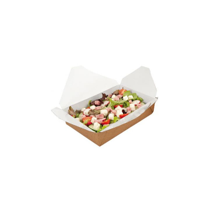 Paper Take-out Container "American" Natural 11,3x9x6,4cm 780ml (50 Units) 