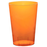 Plastic Cup PS "Moon" Orange Clear 230ml (50 Units) 