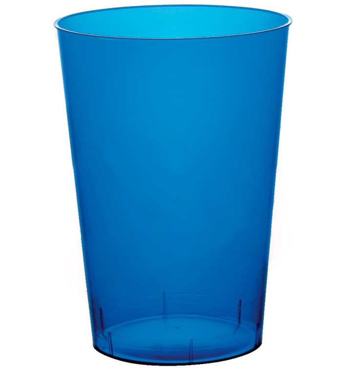 Plastic Cup PS "Moon" Blue Clear 230ml (1000 Units)