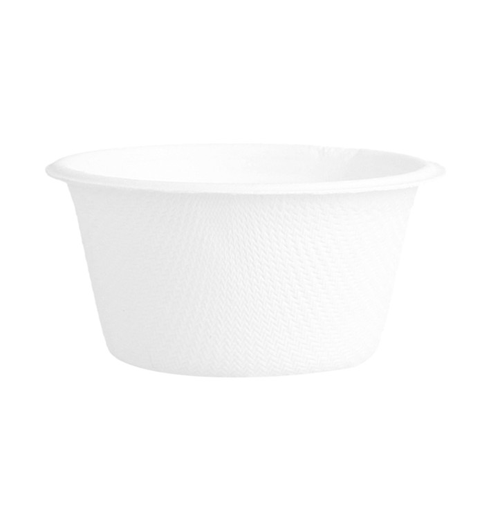 Sugarcane Container White 55ml (1000 Units)