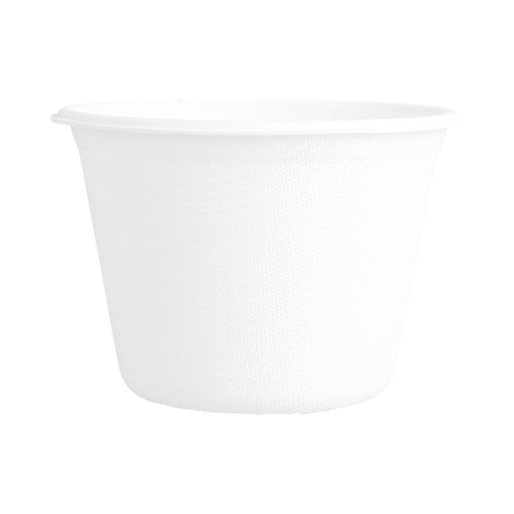 Sugarcane Container White 140ml (1000 Units)