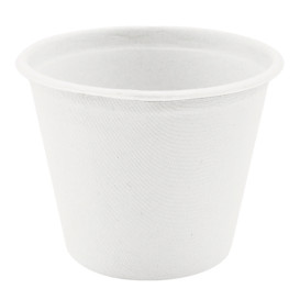 Sugarcane Container White Ø9,5cm 425ml (50 Units) 